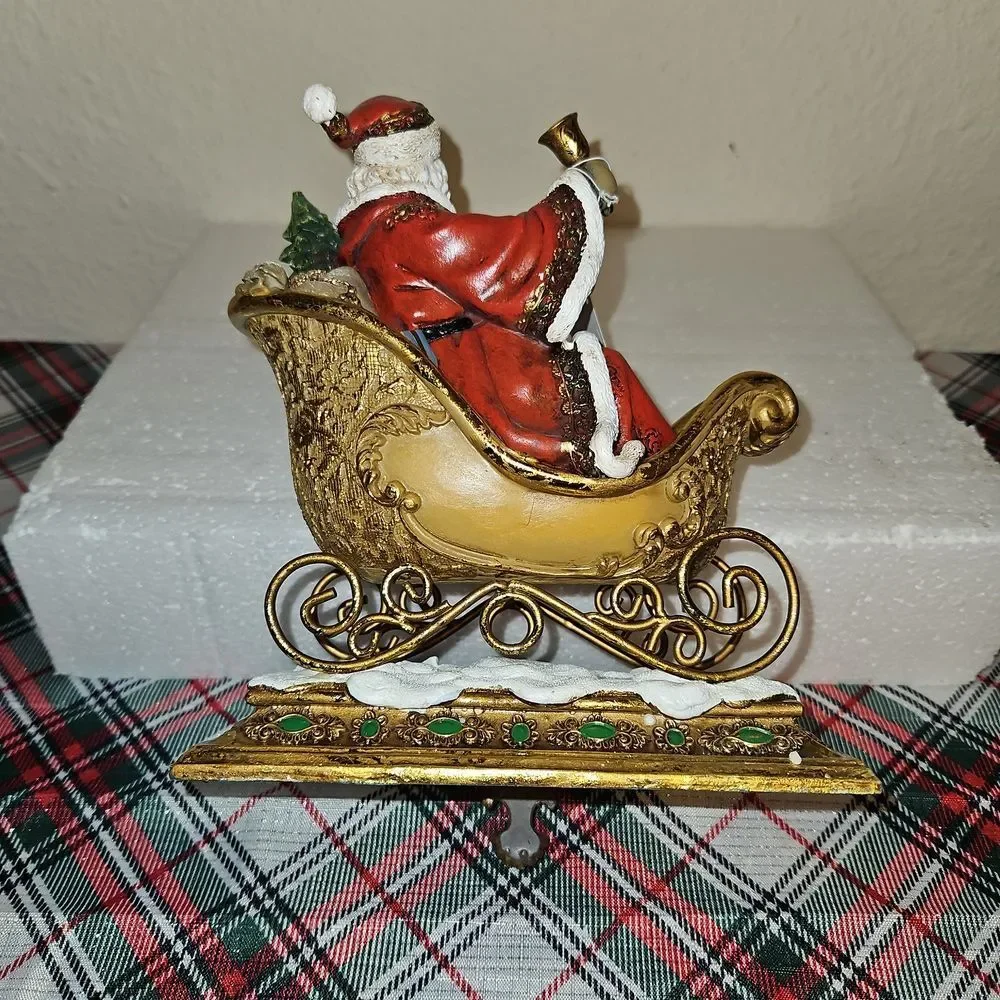 Joseph's Studio Festive Santa and Reindeer Stocking Holder Set